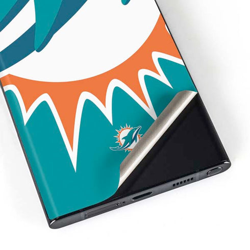 NFL Miami Dolphins Large Logo Galaxy Skins