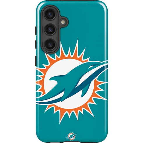 NFL Miami Dolphins Large Logo Galaxy S25 Impact Case