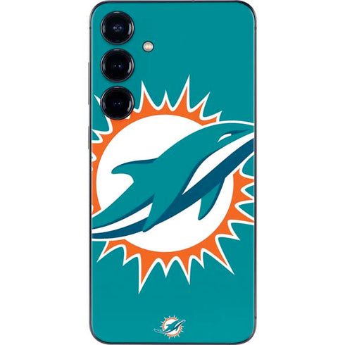 NFL Miami Dolphins Large Logo Galaxy S25 Plus Skin