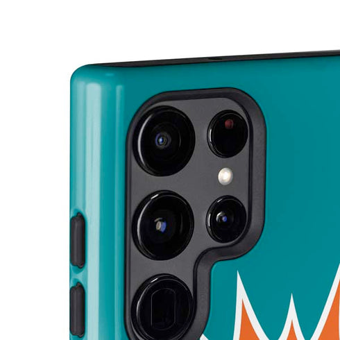 NFL Miami Dolphins Large Logo Galaxy S25 Ultra Impact Case
