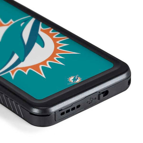 NFL Miami Dolphins Large Logo Galaxy S24 Waterproof Case