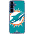 NFL Miami Dolphins Large Logo Galaxy S25 FE Clear Case