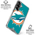 NFL Miami Dolphins Large Logo Galaxy S26 Plus Clear Case