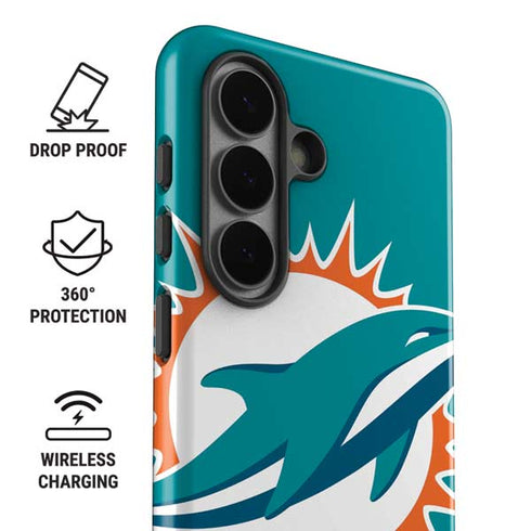 NFL Miami Dolphins Large Logo Galaxy S26 Plus Impact Case