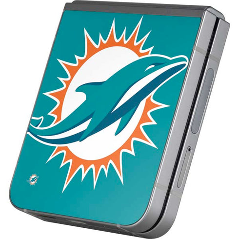 NFL Miami Dolphins Large Logo Galaxy Z Flip6 Skin