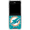 NFL Miami Dolphins Large Logo Galaxy Z Flip6 Clear Case