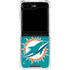 NFL Miami Dolphins Large Logo Galaxy Z Flip6 Clear Case