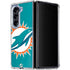 NFL Miami Dolphins Large Logo Galaxy Z Fold5 5G Clear Case