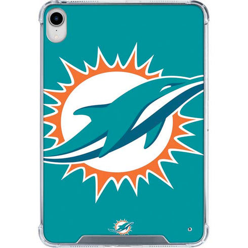 NFL Miami Dolphins Large Logo iPad 11th Gen (2025) Clear Case