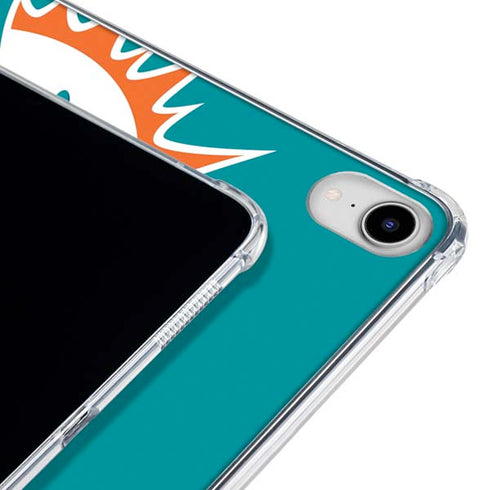 NFL Miami Dolphins Large Logo iPad 11th Gen (2025) Clear Case