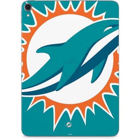 NFL Miami Dolphins Large Logo Apple iPad Pro Skin