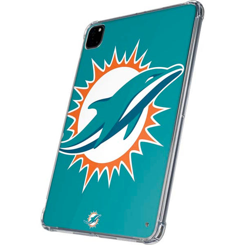 NFL Miami Dolphins Large Logo iPad Pro 11in (2024) Clear Case