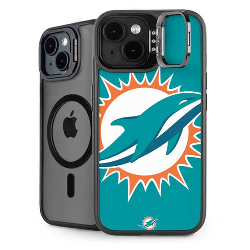 NFL Miami Dolphins Large Logo iPhone 14 Plus Kickstand Case