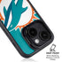 NFL Miami Dolphins Large Logo iPhone 15 Kickstand Case