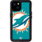 NFL Miami Dolphins Large Logo iPhone 15 Plus Waterproof Case