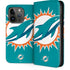 NFL Miami Dolphins Large Logo iPhone 15 Pro Folio Case