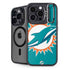 NFL Miami Dolphins Large Logo iPhone 15 Pro Kickstand Case