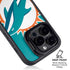 NFL Miami Dolphins Large Logo iPhone 15 Pro Kickstand Case