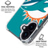 NFL Miami Dolphins Large Logo iPhone 16 Plus Clear Case