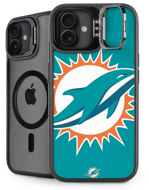 NFL Miami Dolphins Large Logo iPhone 16 Plus Kickstand Case