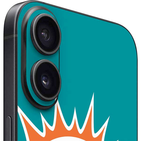 NFL Miami Dolphins Large Logo iPhone 16 Plus Skin