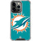 NFL Miami Dolphins Large Logo iPhone 16 Pro Clear Case