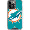 NFL Miami Dolphins Large Logo iPhone 16 Pro Max Clear Case