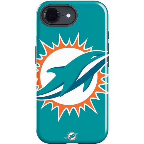 NFL Miami Dolphins Large Logo iPhone 16e Impact Case