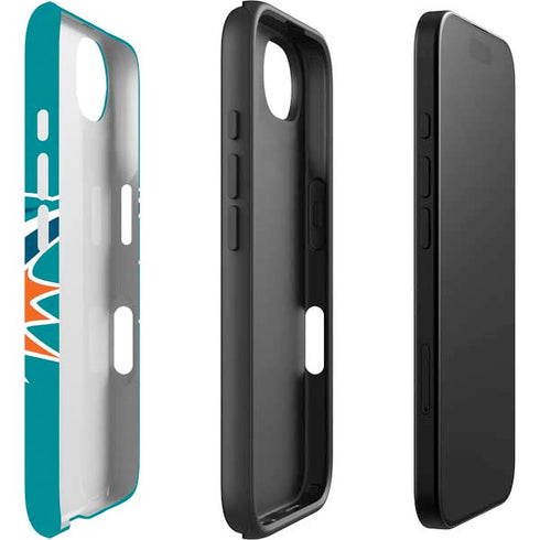 NFL Miami Dolphins Large Logo iPhone 16e Impact Case