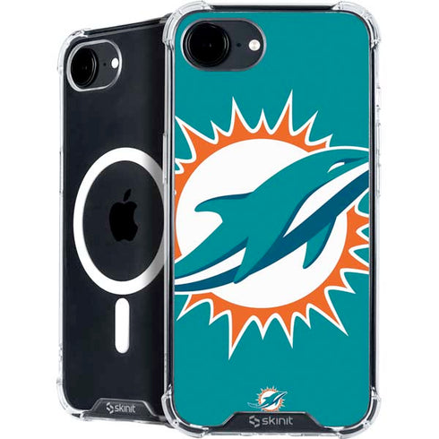 NFL Miami Dolphins Large Logo iPhone 16e MagSafe Case