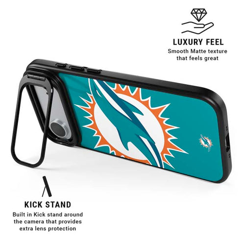 NFL Miami Dolphins Large Logo iPhone 17 Air Kickstand Case