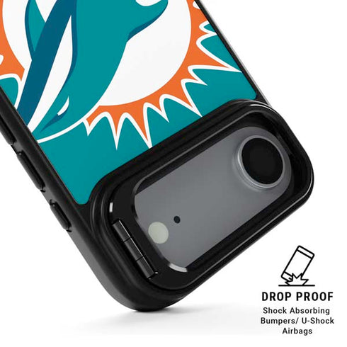 NFL Miami Dolphins Large Logo iPhone 17 Air Kickstand Case