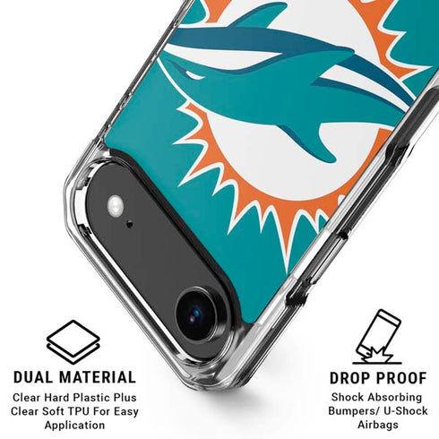 NFL Miami Dolphins Large Logo iPhone 17 Air MagSafe Case