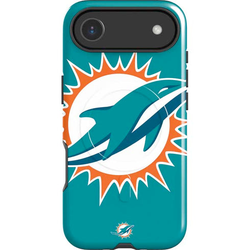 NFL Miami Dolphins Large Logo iPhone 17 Air Magsafe Impact Case