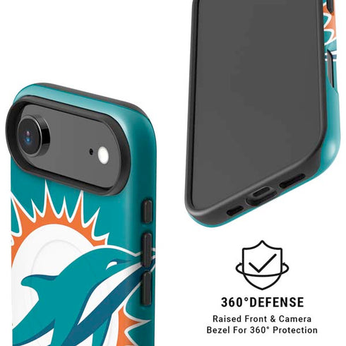 NFL Miami Dolphins Large Logo iPhone 17 Air Magsafe Impact Case