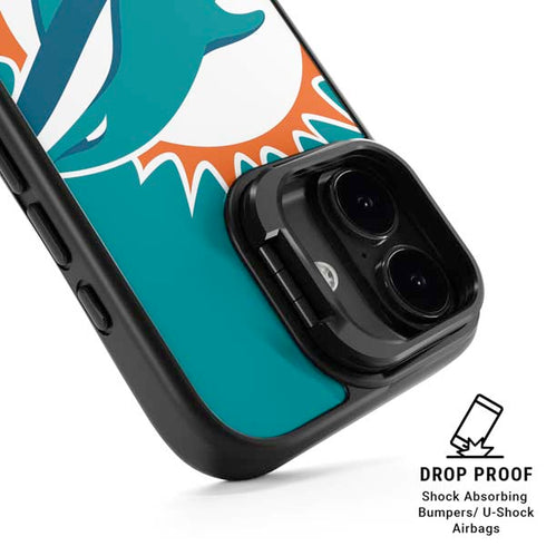 NFL Miami Dolphins Large Logo iPhone 17 Kickstand Case