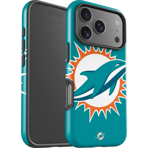 NFL Miami Dolphins Large Logo iPhone 17 Pro Max Impact Case