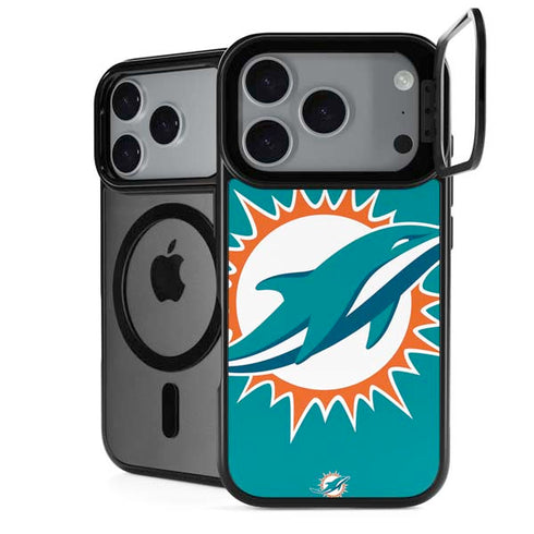 NFL Miami Dolphins Large Logo iPhone 17 Pro Max Kickstand Case