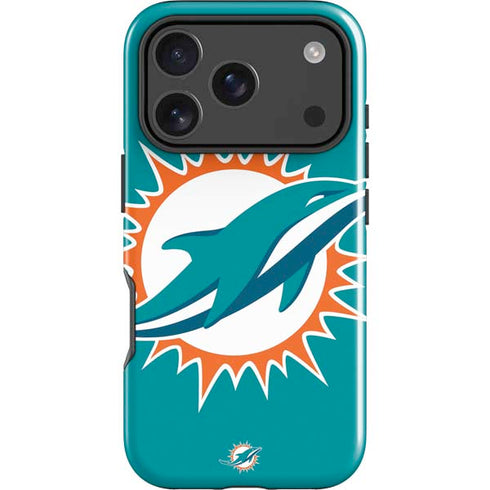 NFL Miami Dolphins Large Logo iPhone 18 Pro Max Impact Case