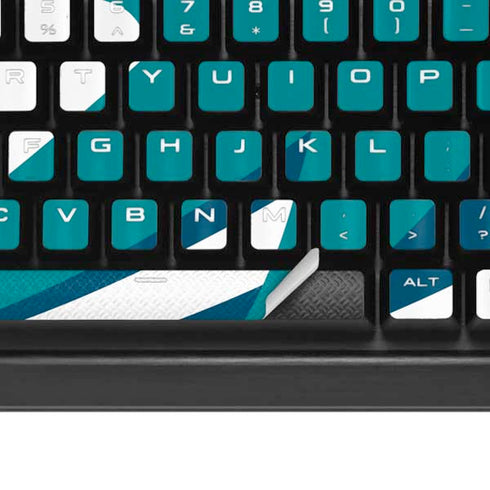 NFL Miami Dolphins Large Logo K95 RGB PLATINUM Mechanical Gaming Keyboard Skin