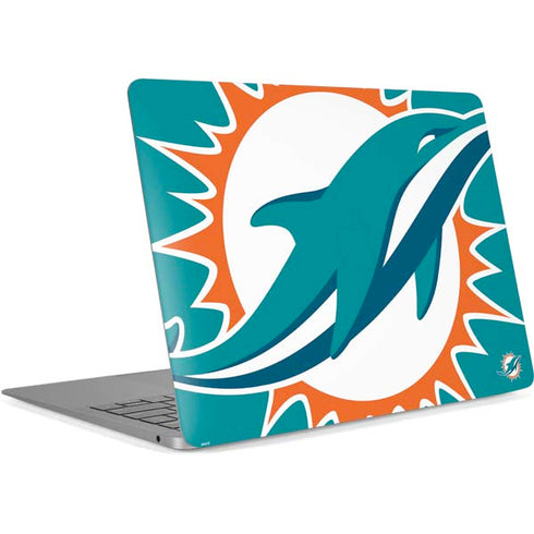 NFL Miami Dolphins Large Logo Apple MacBook Air Skin