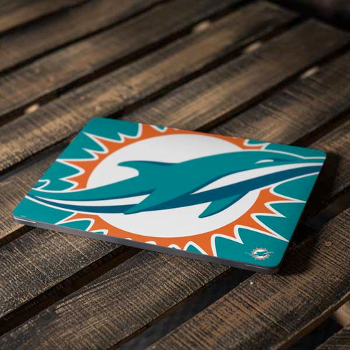 NFL Miami Dolphins Large Logo Apple MacBook Air Skin