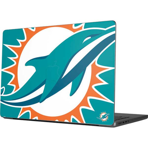 NFL Miami Dolphins Large Logo Apple MacBook Pro 14-inch Skin