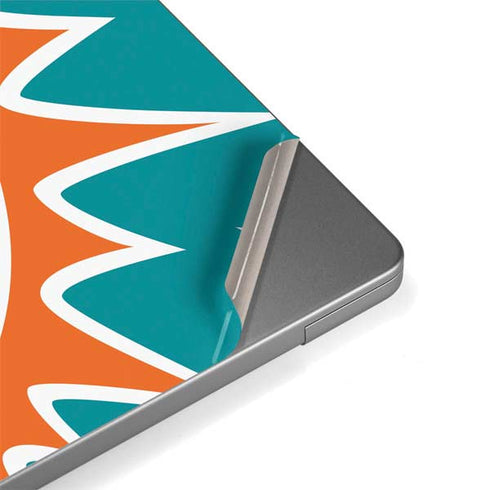 NFL Miami Dolphins Large Logo Apple MacBook Pro 14-inch Skin