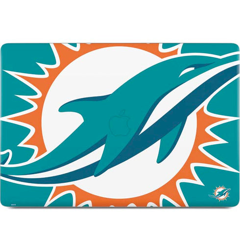 NFL Miami Dolphins Large Logo MacBook Skins