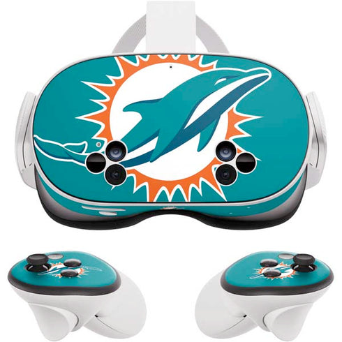 NFL Miami Dolphins Large Logo Meta Quest 3S Skin