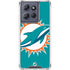 NFL Miami Dolphins Large Logo Moto G 5G (2025) Clear Case