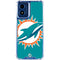 NFL Miami Dolphins Large Logo Moto G 5G (2024) Clear Case