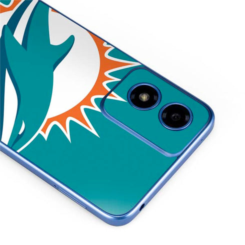 NFL Miami Dolphins Large Logo Moto G Play 4G (2024) Skin