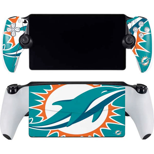 NFL Miami Dolphins Large Logo PlayStation Portal Remote Player Skin